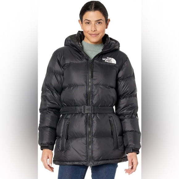 NWT The North Face Women’s NUPTSE Belted Mid Down Jacket. M - Picture 3 of 17